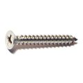 Midwest Fastener Sheet Metal Screw, #8 x 1-1/4 in, 18-8 Stainless Steel Flat Head Phillips Drive, 100 PK 05167